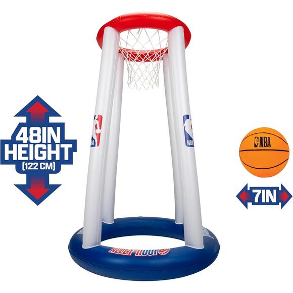 Franklin Sports NBA Alley-Hoop Kids Inflatable Toy Basketball Hoop Set new - Picture 2 of 5